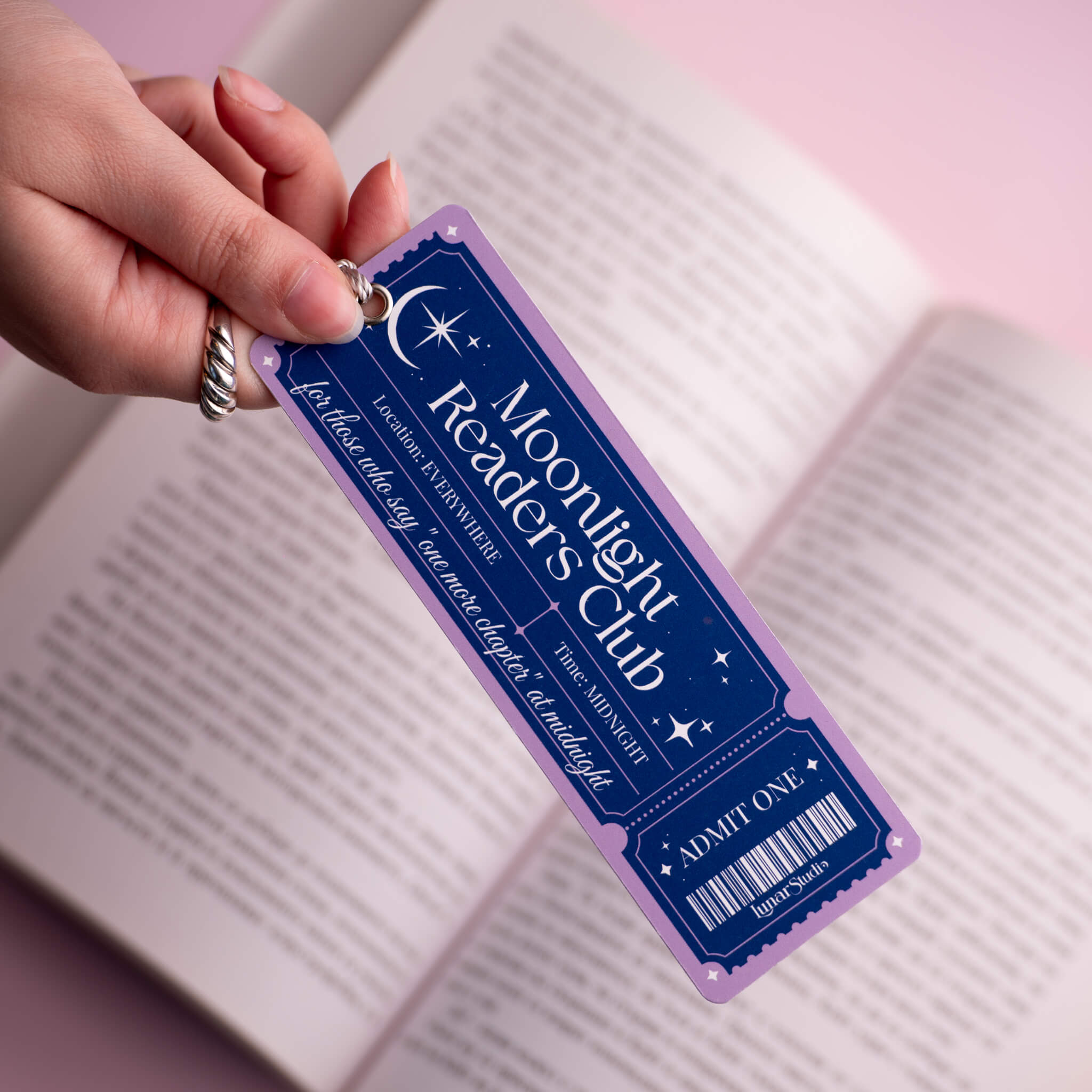 Книгоразделител "Moonlight Readers Club" Lunar Studio
