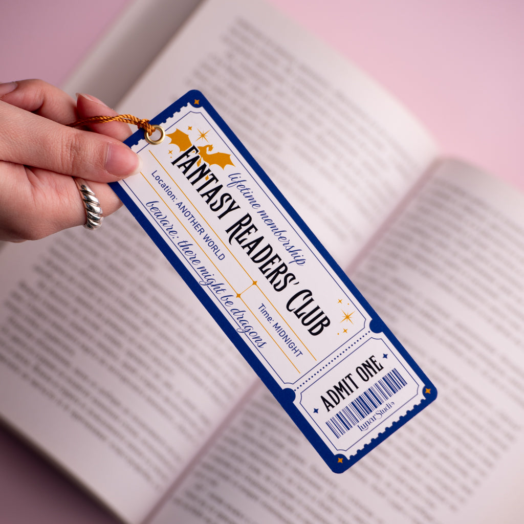 Книгоразделител "Fantasy Readers Club" Lunar Studio