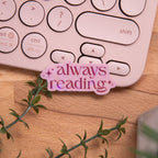 Холограмен стикер "Always reading" Lunar Studio