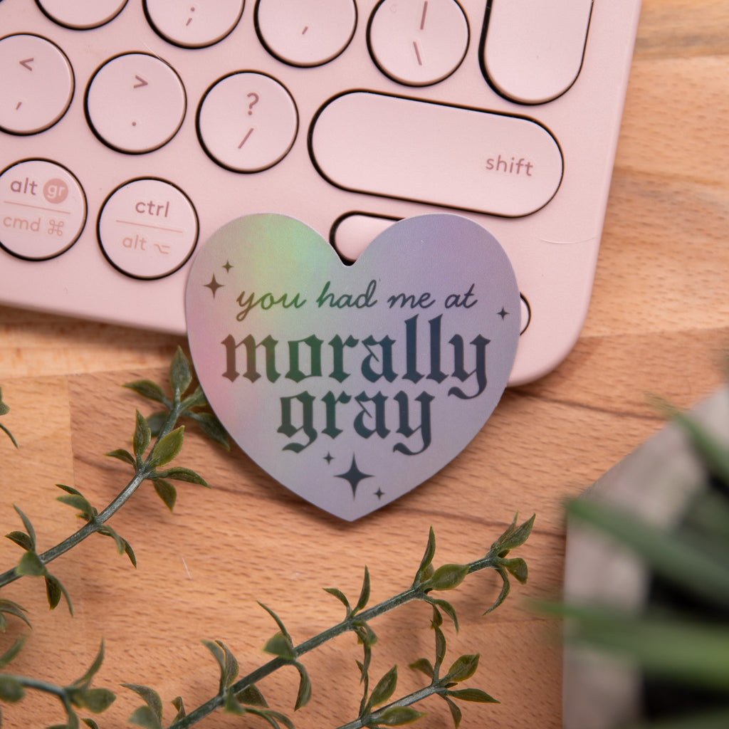 Холограмен стикер "Morally Gray" Lunar Studio