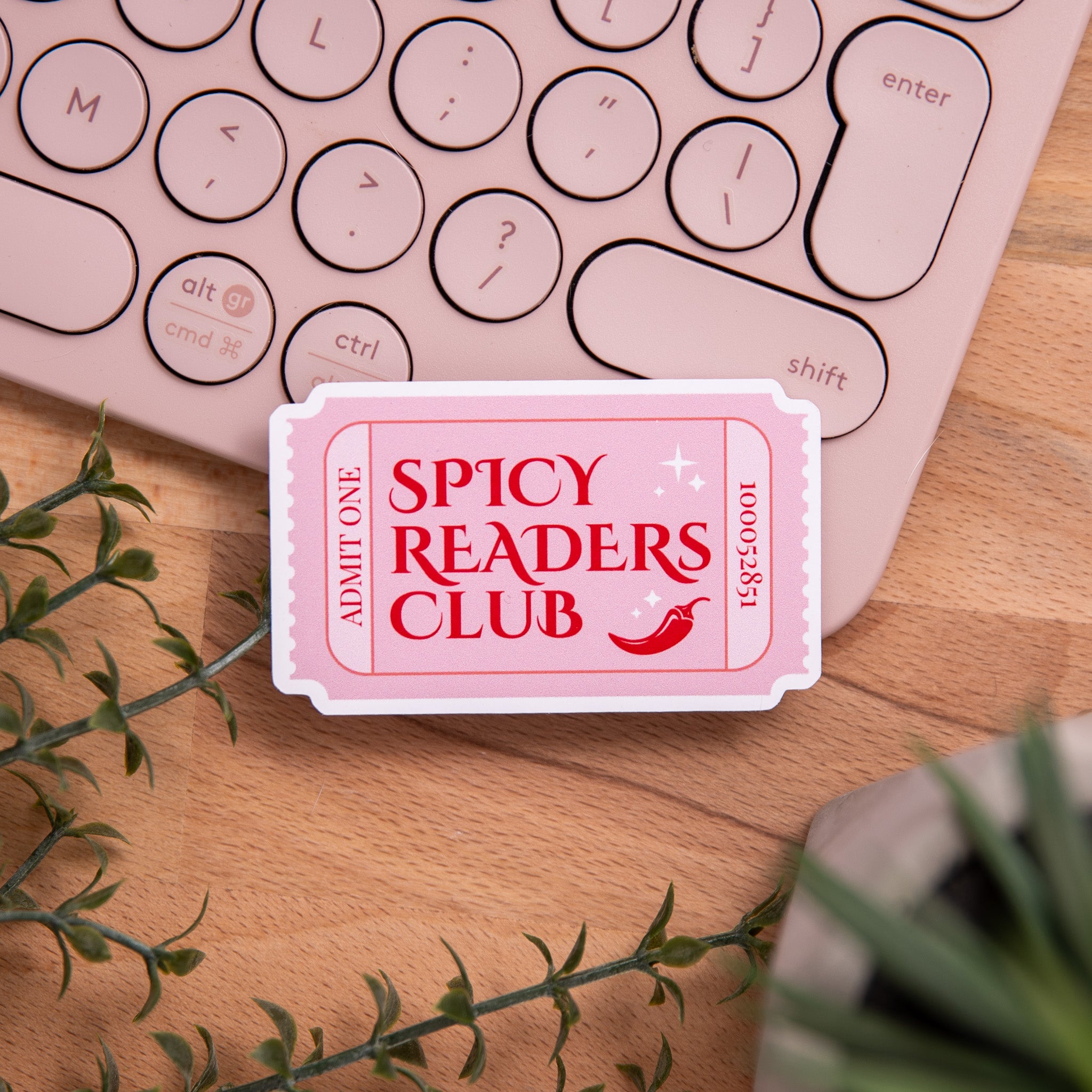 Стикер "Spicy Readers Club" Lunar Studio