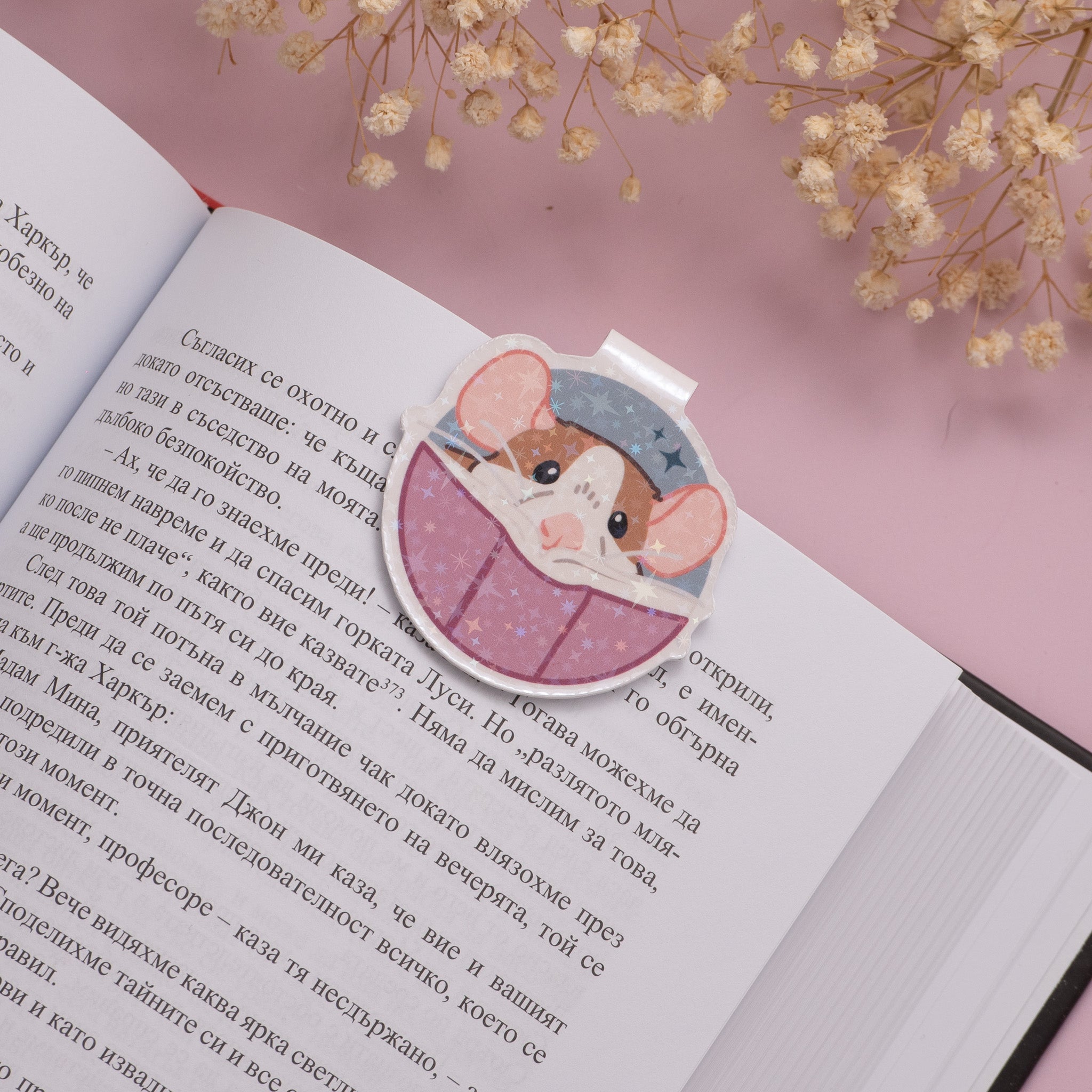 Магитен Книгоразделител "Книжен Плъх" Lunar Studio