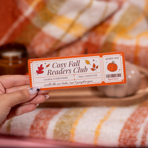 Книгоразделител "Cosy Fall Readers Club"